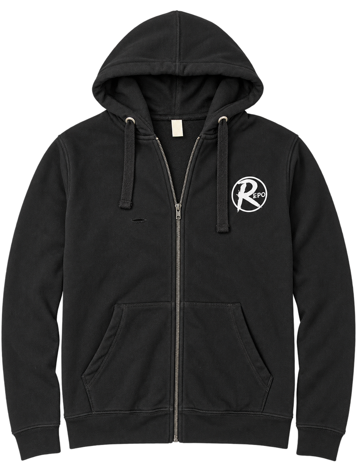 ‘Repossession Agent’ Zip-Up Hoodie – As Worn by Sean James